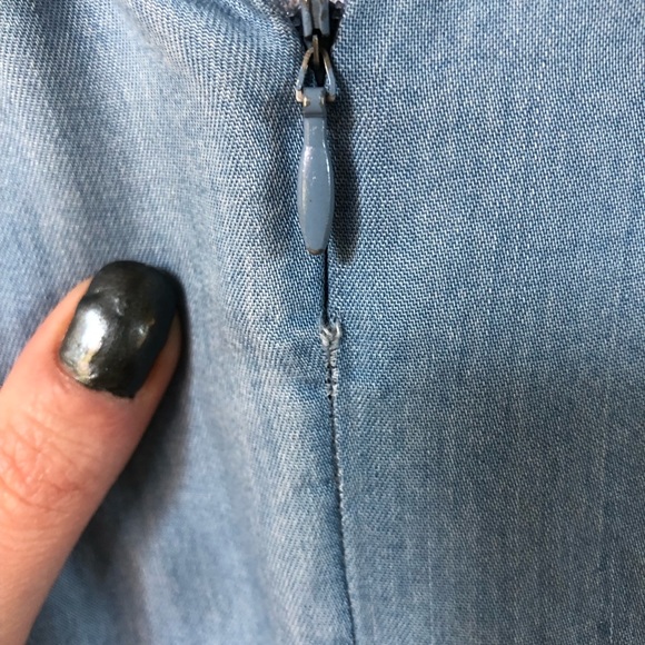 Hope & Harlow Denim Dress - light wash (2) - Picture 7 of 7